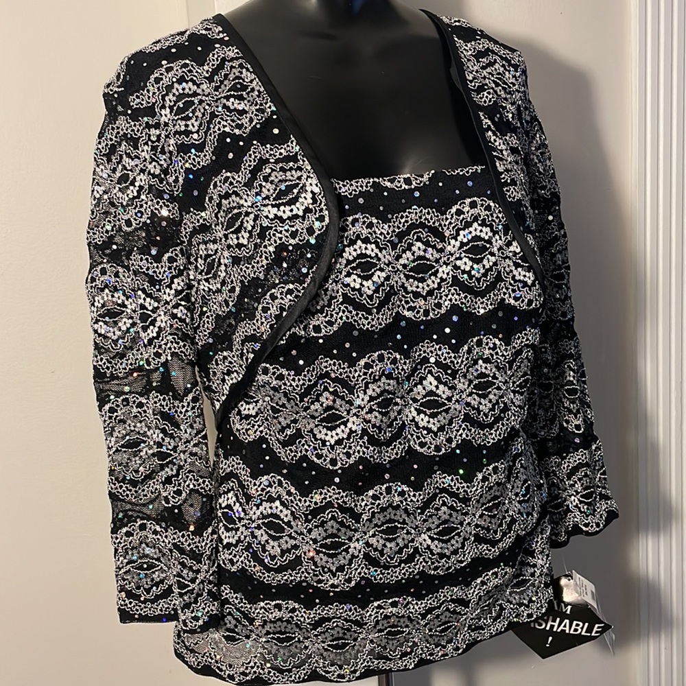 R&M Richards 2 piece tank & sweater